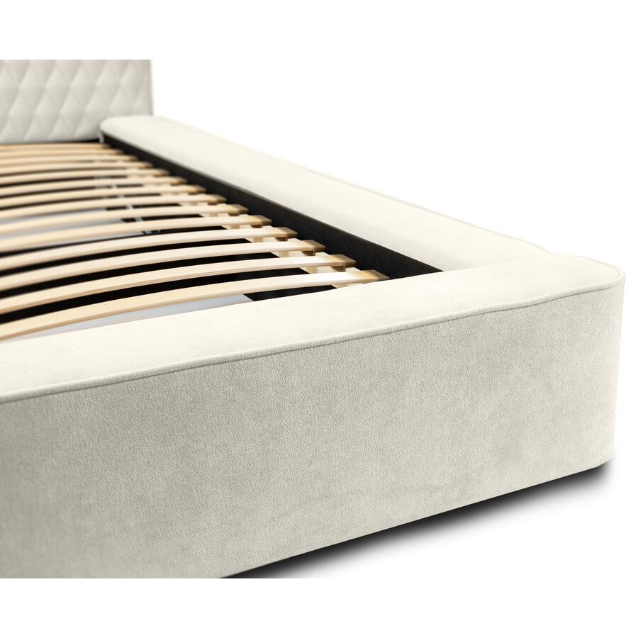 Azurro 180 x 200 cm Gestoffeerd Bed Lichtgrijs Azurro 180 x 200 cm Gestoffeerd Bed Lichtgrijs