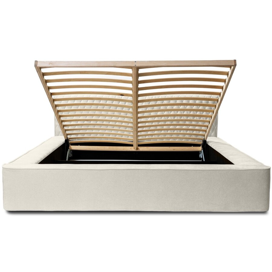 Azurro 180 x 200 cm Gestoffeerd Bed Lichtgrijs Azurro 180 x 200 cm Gestoffeerd Bed Lichtgrijs