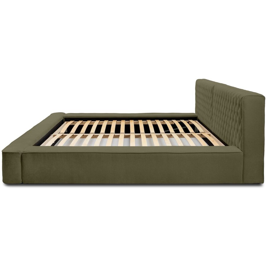 Azurro 160 x 200 cm Gestoffeerd Bed Bosgroen Azurro 160 x 200 cm Gestoffeerd Bed Bosgroen