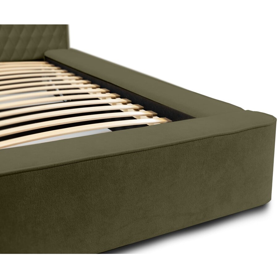 Azurro 160 x 200 cm Gestoffeerd Bed Bosgroen Azurro 160 x 200 cm Gestoffeerd Bed Bosgroen