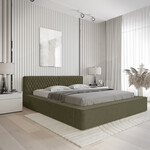 Trae Mobler Azurro 160 x 200 cm Gestoffeerd Bed Bosgroen Trae Mobler Azurro 160 x 200 cm Gestoffeerd Bed Bosgroen