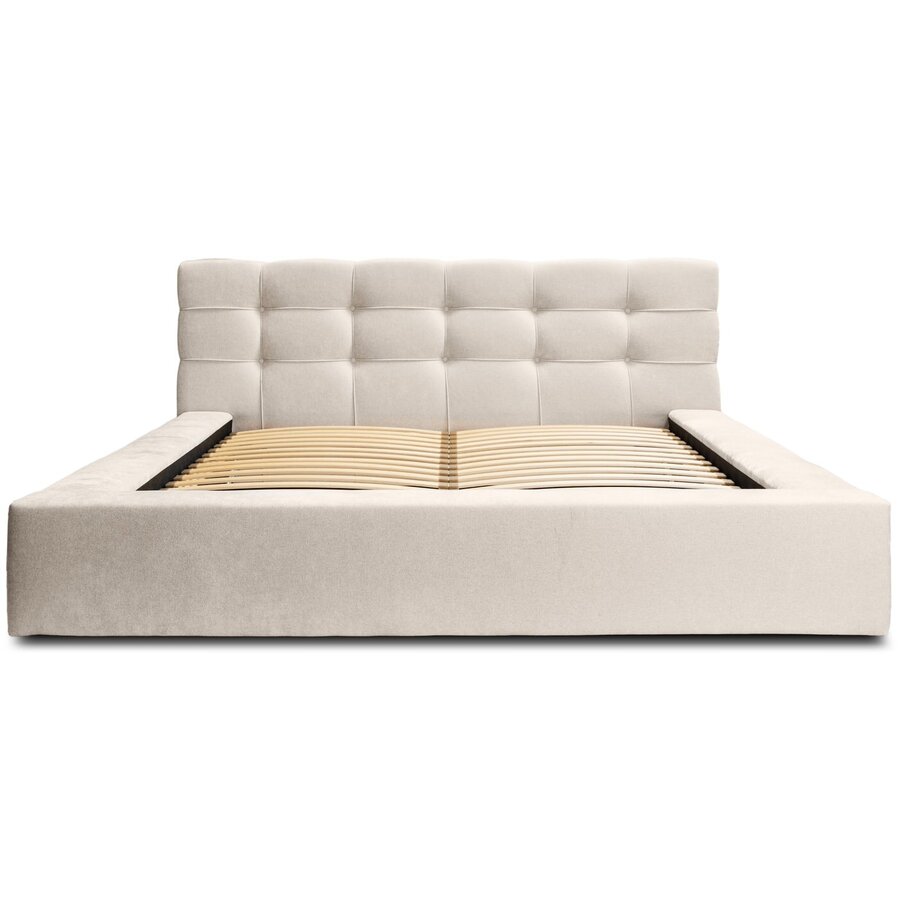 Grace 180 x 200 cm Gestoffeerd Bed Beige Grace 180 x 200 cm Gestoffeerd Bed Beige