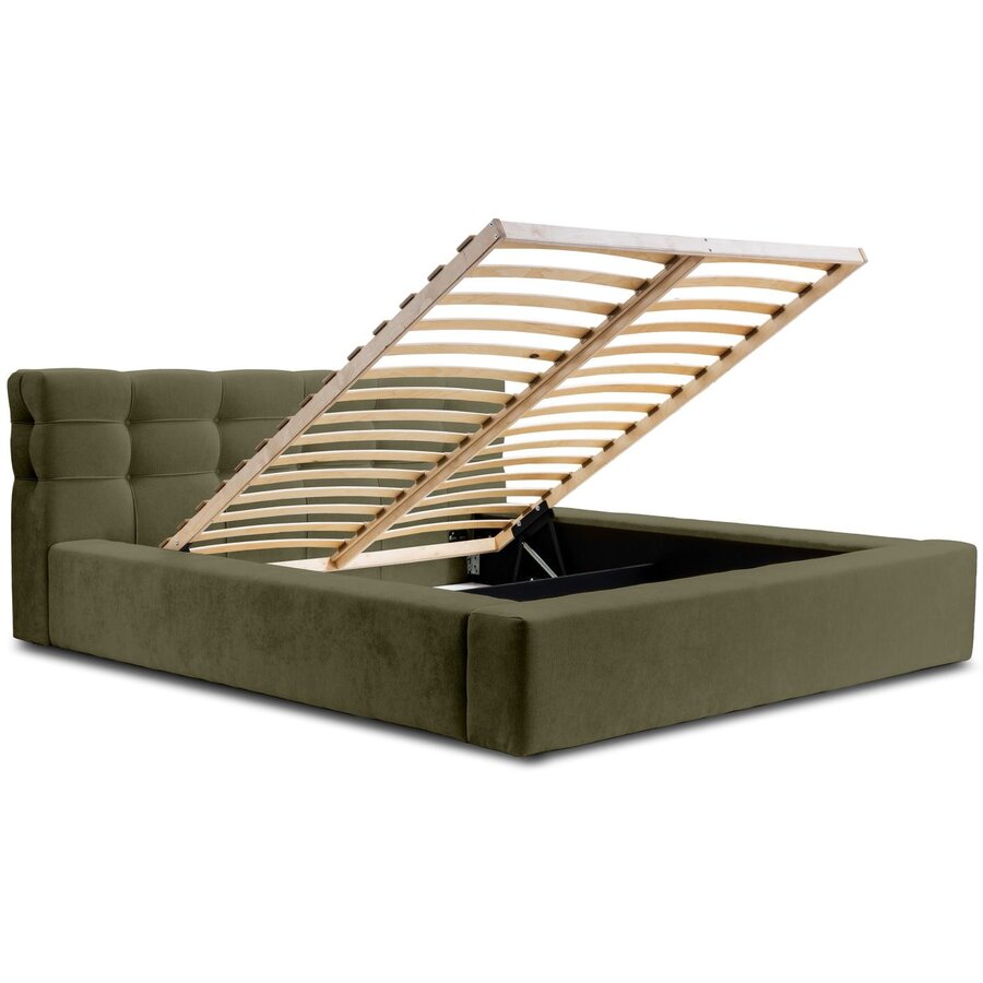 Grace 180 x 200 cm Gestoffeerd Bed Bosgroen Grace 180 x 200 cm Gestoffeerd Bed Bosgroen