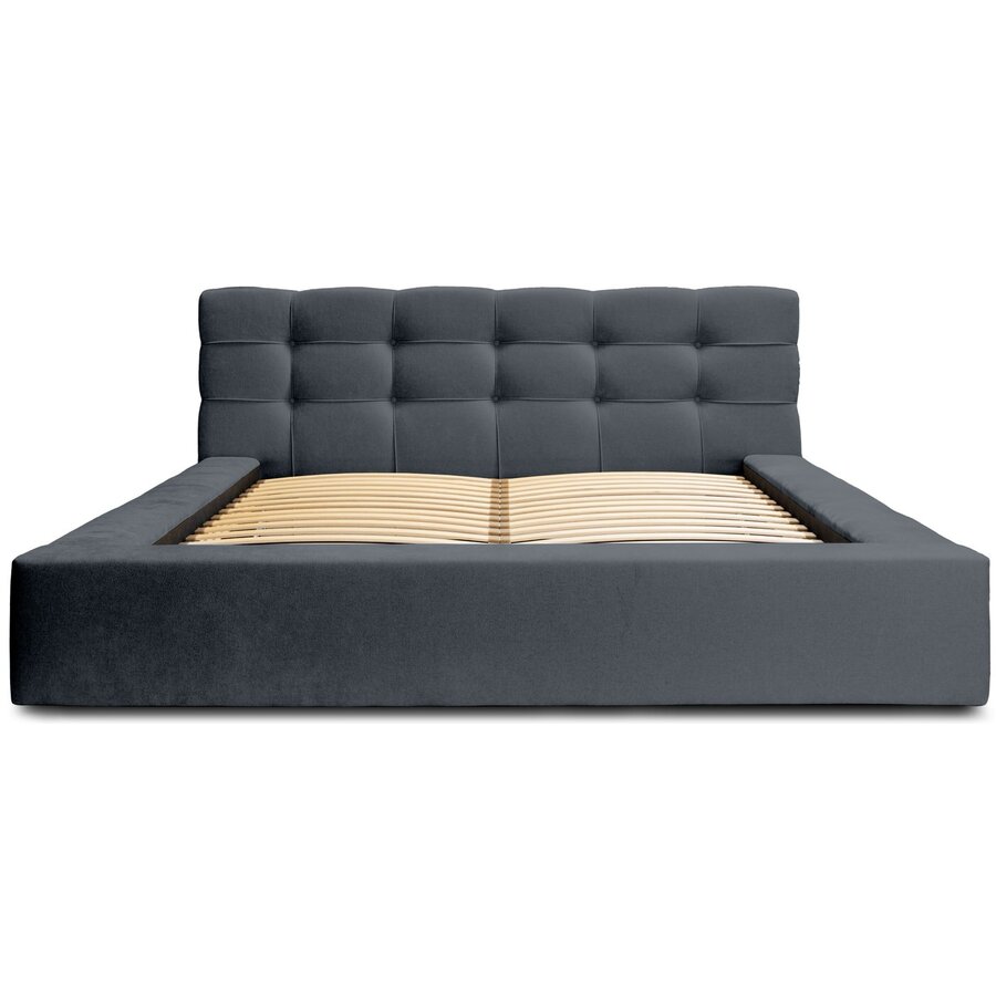 Grace 140 x 200 cm Gestoffeerd Bed Donkerblauw Grace 140 x 200 cm Gestoffeerd Bed Donkerblauw