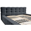 Grace 140 x 200 cm Gestoffeerd Bed Donkerblauw