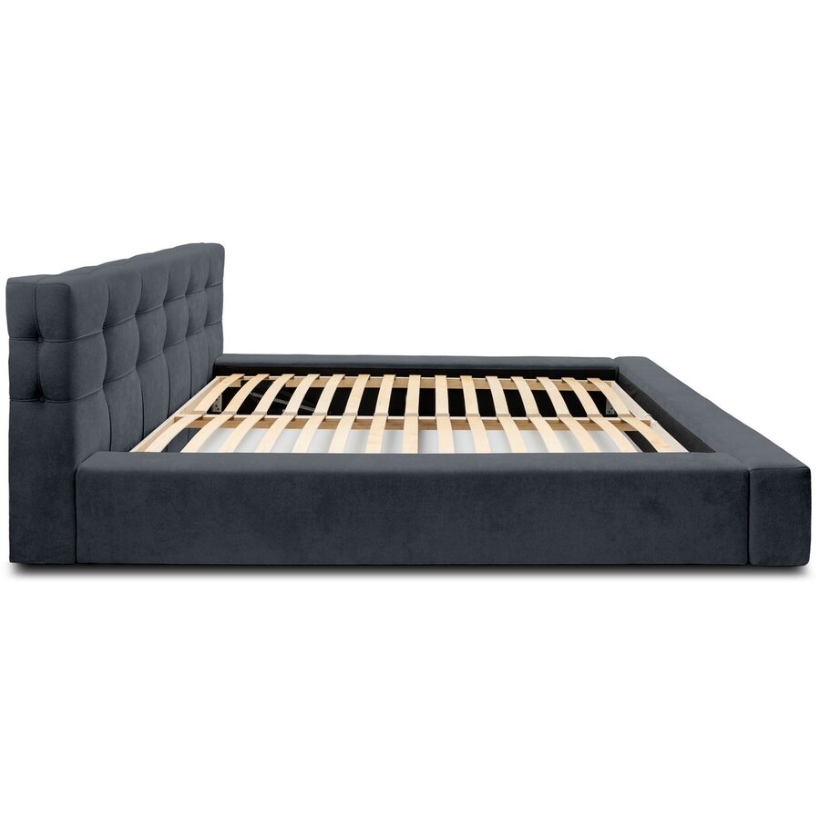 Grace 180 x 200 cm Gestoffeerd Bed Donkerblauw Grace 180 x 200 cm Gestoffeerd Bed Donkerblauw