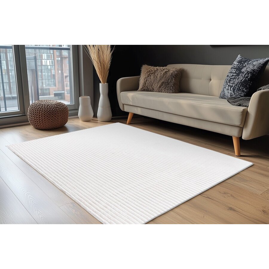 Plush 160 x 230 cm Vloerkleed Ivory Plush 160 x 230 cm Vloerkleed Ivory