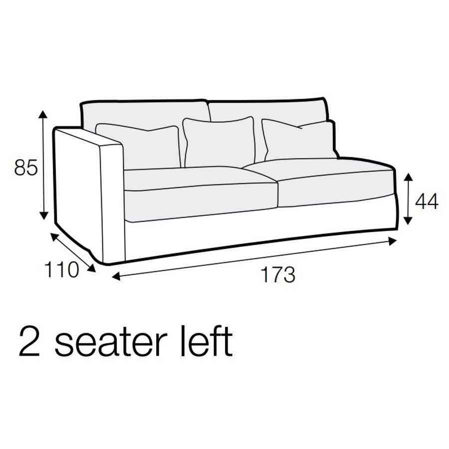 Heaven 2-Zits 173 cm Links/Rechts Heaven 2-Zits 173 cm Links/Rechts