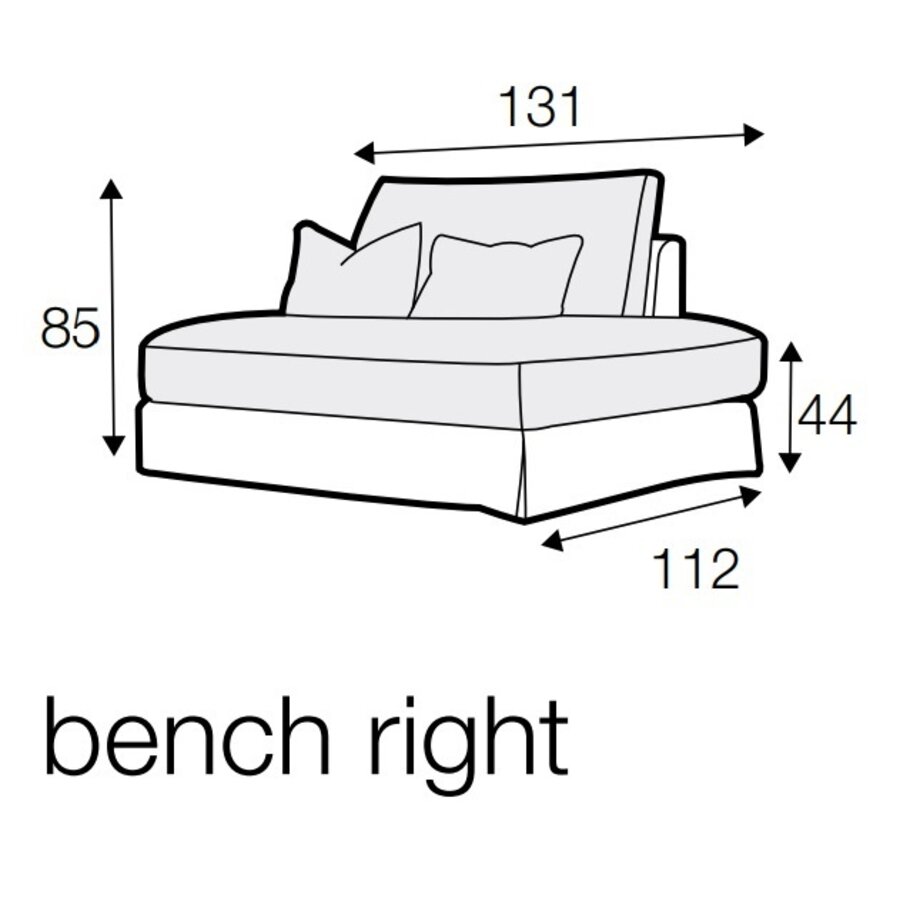 Heaven Bench Links/Rechts Heaven Bench Links/Rechts
