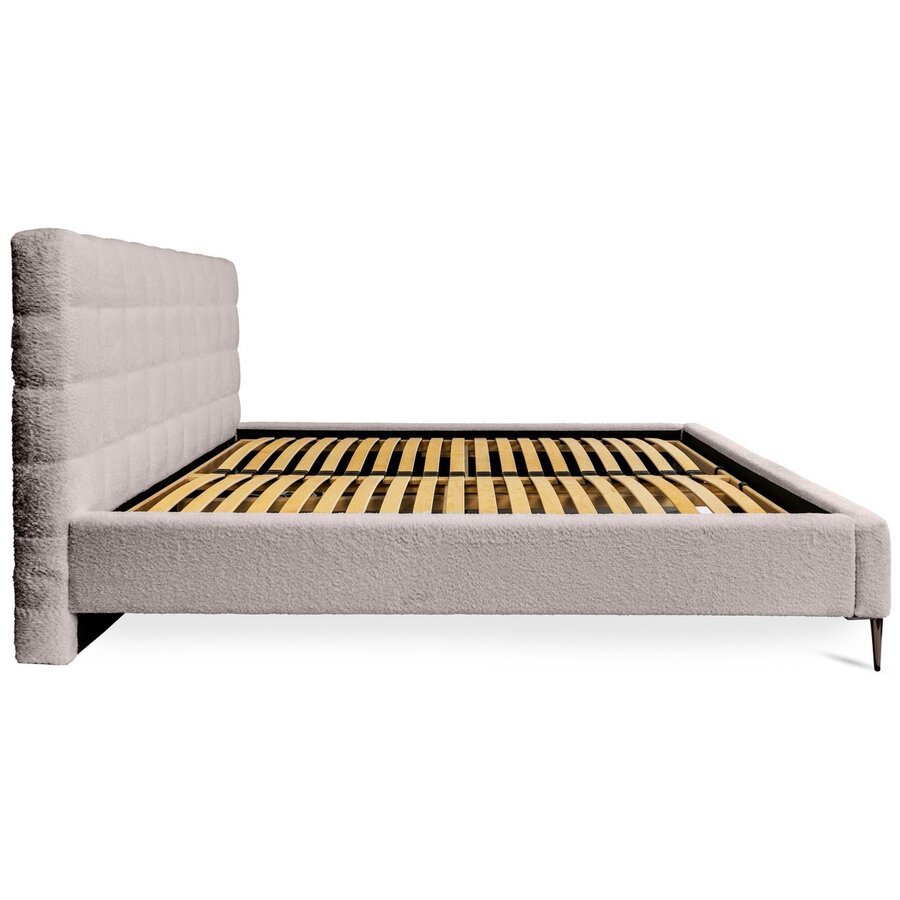 Millo 160 x 200 cm Gestoffeerd Bed Taupe Millo 160 x 200 cm Gestoffeerd Bed Taupe