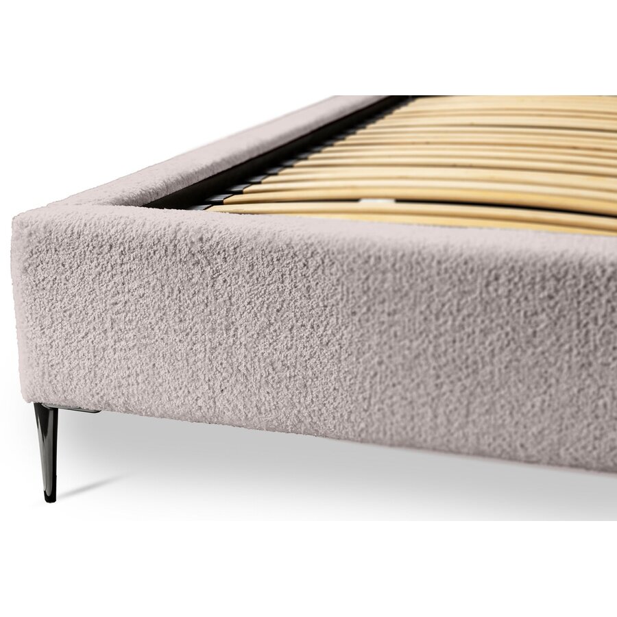 Millo 160 x 200 cm Gestoffeerd Bed Taupe Millo 160 x 200 cm Gestoffeerd Bed Taupe