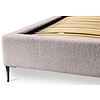 Millo 180 x 200 cm Gestoffeerd Bed Taupe