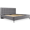 Millo 140 x 200 cm Gestoffeerd Bed Tingrijs