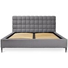 Millo 140 x 200 cm Gestoffeerd Bed Tingrijs