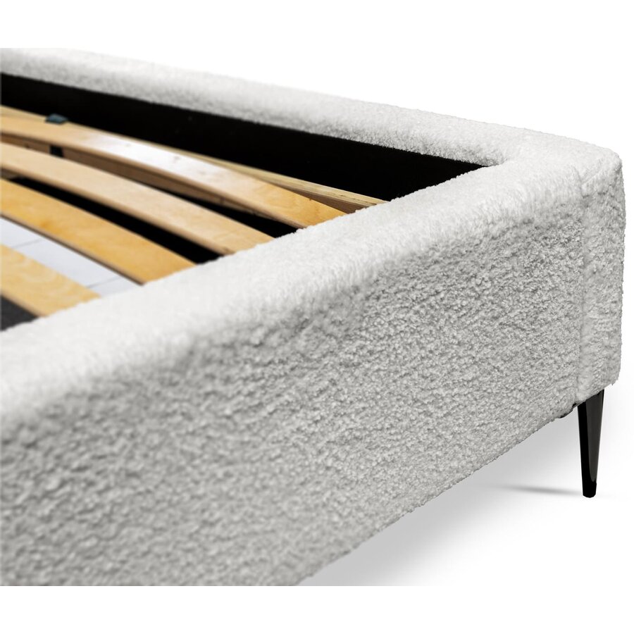 Millo 160 x 200 cm Gestoffeerd Bed Ivory Millo 160 x 200 cm Gestoffeerd Bed Ivory