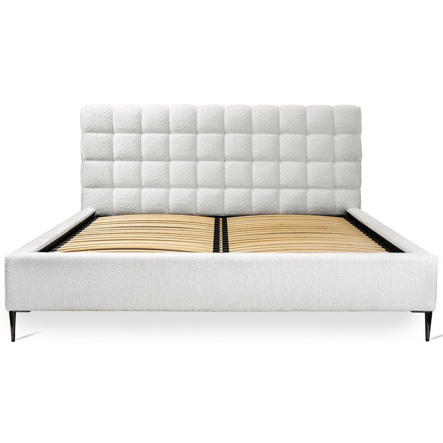 Millo 160 x 200 cm Gestoffeerd Bed Ivory Millo 160 x 200 cm Gestoffeerd Bed Ivory