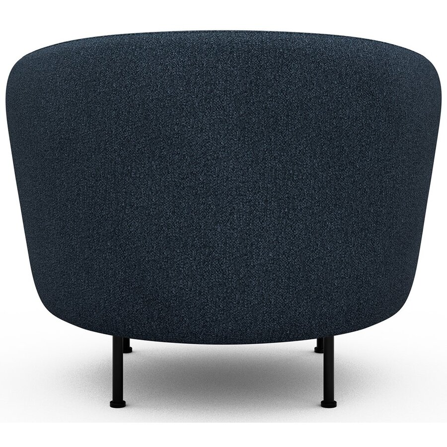 Gran Fauteuil Blauw Bouclé Cirkel-Poot Gran Fauteuil Blauw Bouclé Cirkel-Poot