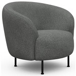 Kragelund Gran Fauteuil Grijs Bouclé Cirkel-Poot Kragelund Gran Fauteuil Grijs Bouclé Cirkel-Poot