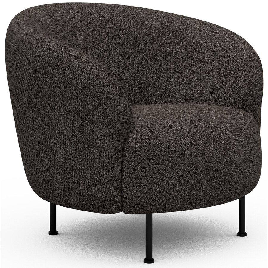 Gran Fauteuil Taupe Bouclé Cirkel-Poot Gran Fauteuil Taupe Bouclé Cirkel-Poot