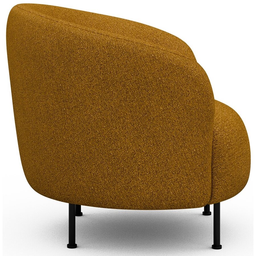 Gran Fauteuil Oker Bouclé Cirkel-Poot Gran Fauteuil Oker Bouclé Cirkel-Poot