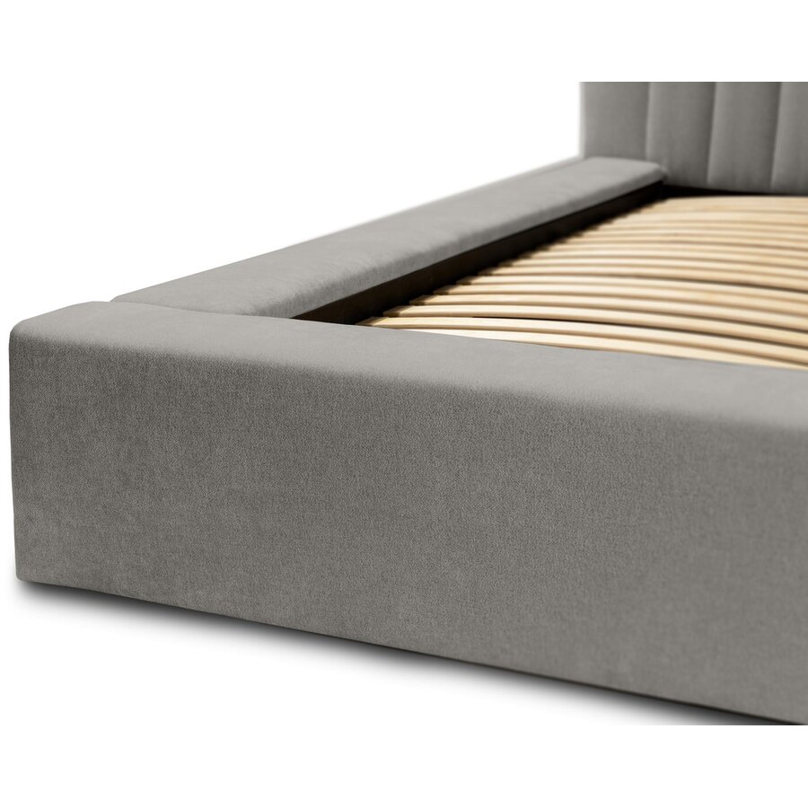 Como 160 x 200 cm Gestoffeerd Bed Grijs Como 160 x 200 cm Gestoffeerd Bed Grijs