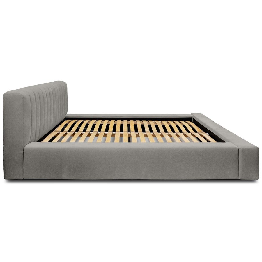 Como 140 x 200 cm Gestoffeerd Bed Grijs