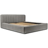 Como 140 x 200 cm Gestoffeerd Bed Grijs