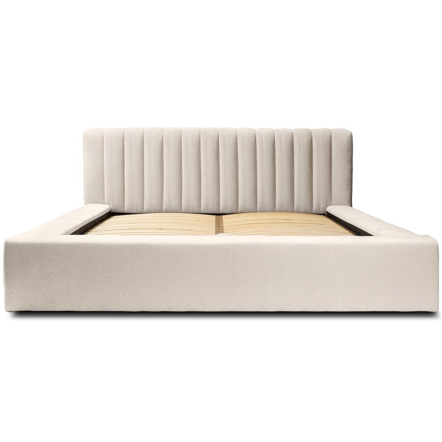 Como 180 x 200 cm Gestoffeerd Bed Beige