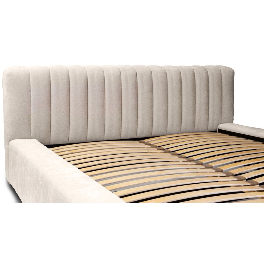 Como 180 x 200 cm Gestoffeerd Bed Beige