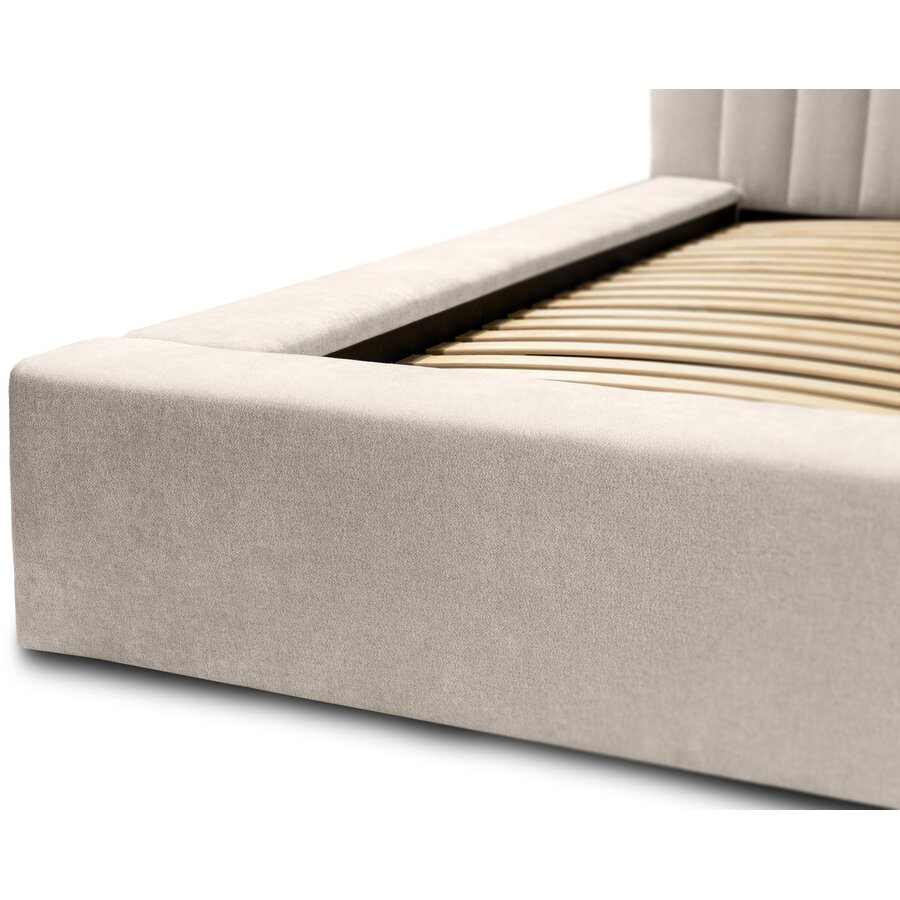 Como 180 x 200 cm Gestoffeerd Bed Beige