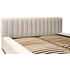 Como 140 x 200 cm Gestoffeerd Bed Beige