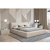 Como 140 x 200 cm Gestoffeerd Bed Beige
