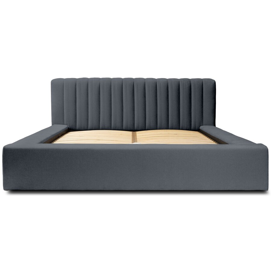 Como 180 x 200 cm Gestoffeerd Bed Donkerblauw