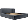 Como 140 x 200 cm Gestoffeerd Bed Donkerblauw