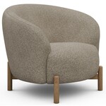 Kragelund Gran Fauteuil Beige Bouclé / Eiken Kragelund Gran Fauteuil Beige Bouclé / Eiken