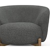 Gran Fauteuil Grijs Bouclé / Eiken Gran Fauteuil Grijs Bouclé / Eiken