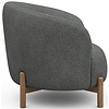 Gran Fauteuil Grijs Bouclé / Eiken Gran Fauteuil Grijs Bouclé / Eiken