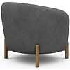 Gran Fauteuil Grijs Bouclé / Eiken Gran Fauteuil Grijs Bouclé / Eiken