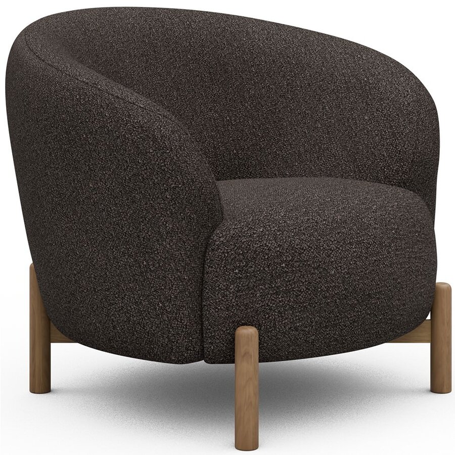 Gran Fauteuil Taupe Bouclé / Eiken Gran Fauteuil Taupe Bouclé / Eiken