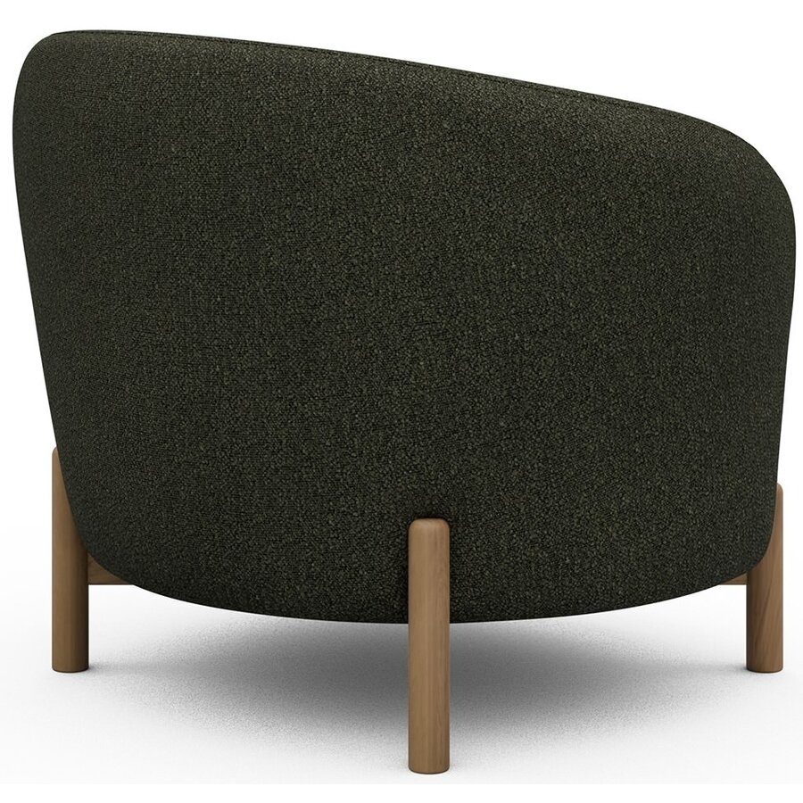 Gran Fauteuil Bosgroen Bouclé / Eiken Gran Fauteuil Bosgroen Bouclé / Eiken