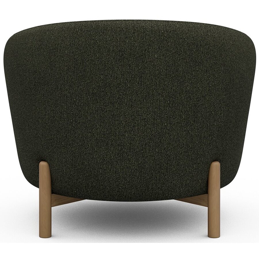 Gran Fauteuil Bosgroen Bouclé / Eiken Gran Fauteuil Bosgroen Bouclé / Eiken