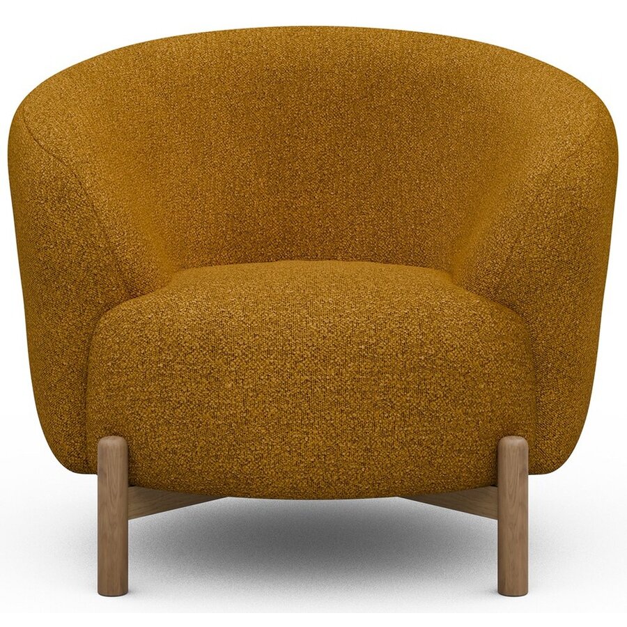 Gran Fauteuil Oker Bouclé / Eiken Gran Fauteuil Oker Bouclé / Eiken