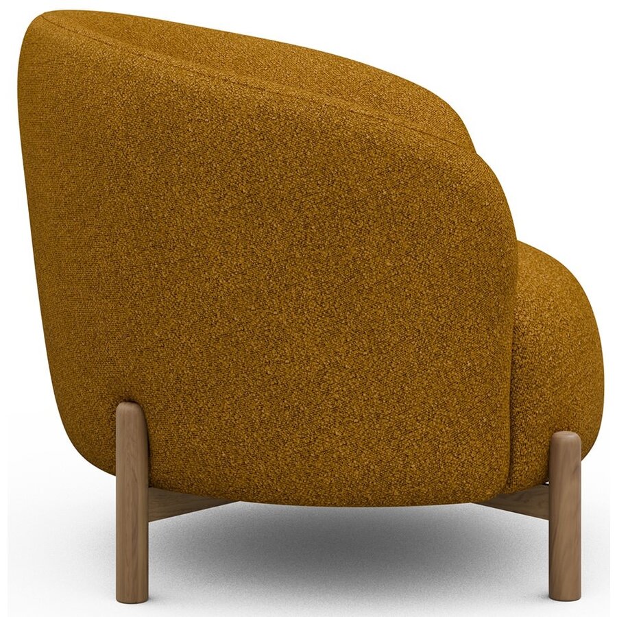 Gran Fauteuil Oker Bouclé / Eiken Gran Fauteuil Oker Bouclé / Eiken