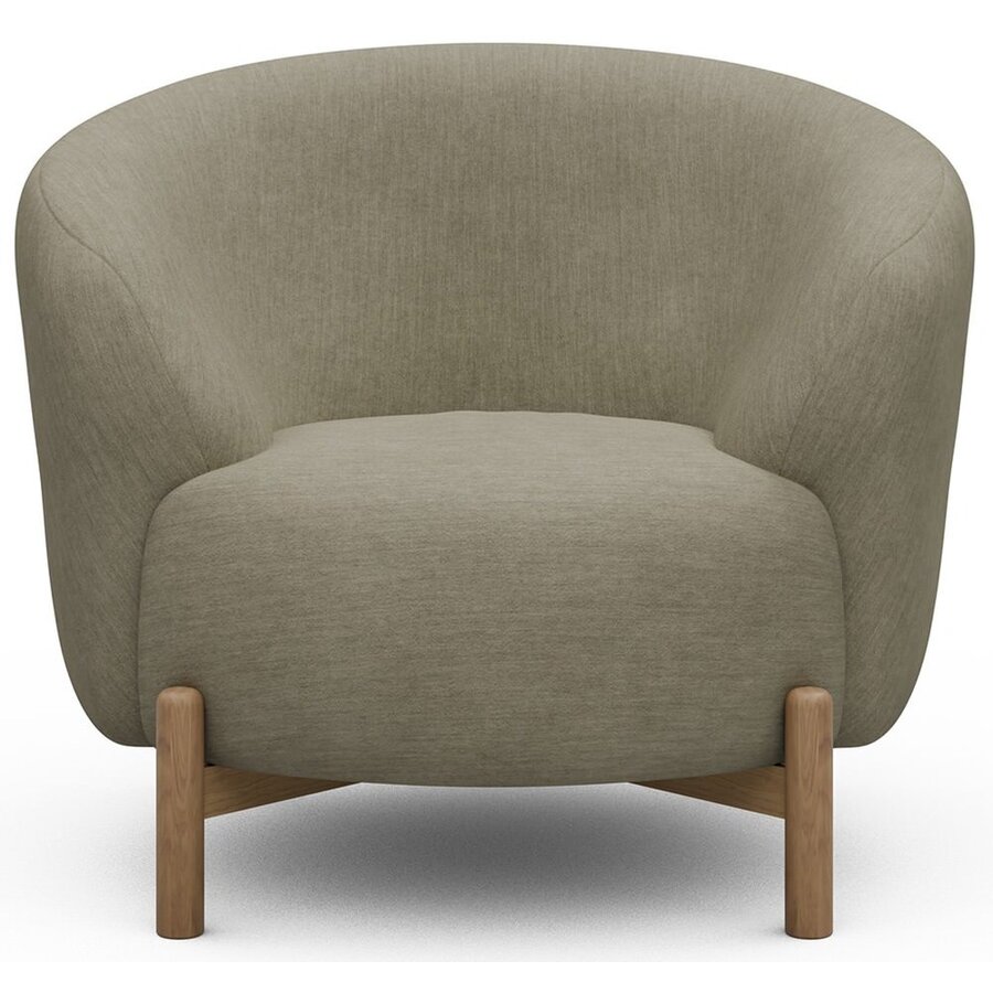 Gran Fauteuil Stoffig Zand / Eiken Gran Fauteuil Stoffig Zand / Eiken