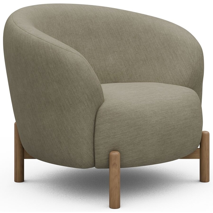 Gran Fauteuil Stoffig Zand / Eiken Gran Fauteuil Stoffig Zand / Eiken