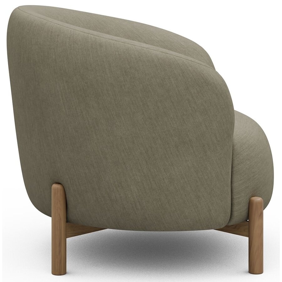 Gran Fauteuil Stoffig Zand / Eiken Gran Fauteuil Stoffig Zand / Eiken