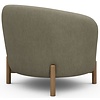 Gran Fauteuil Stoffig Zand / Eiken
