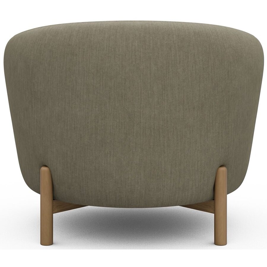 Gran Fauteuil Stoffig Zand / Eiken Gran Fauteuil Stoffig Zand / Eiken