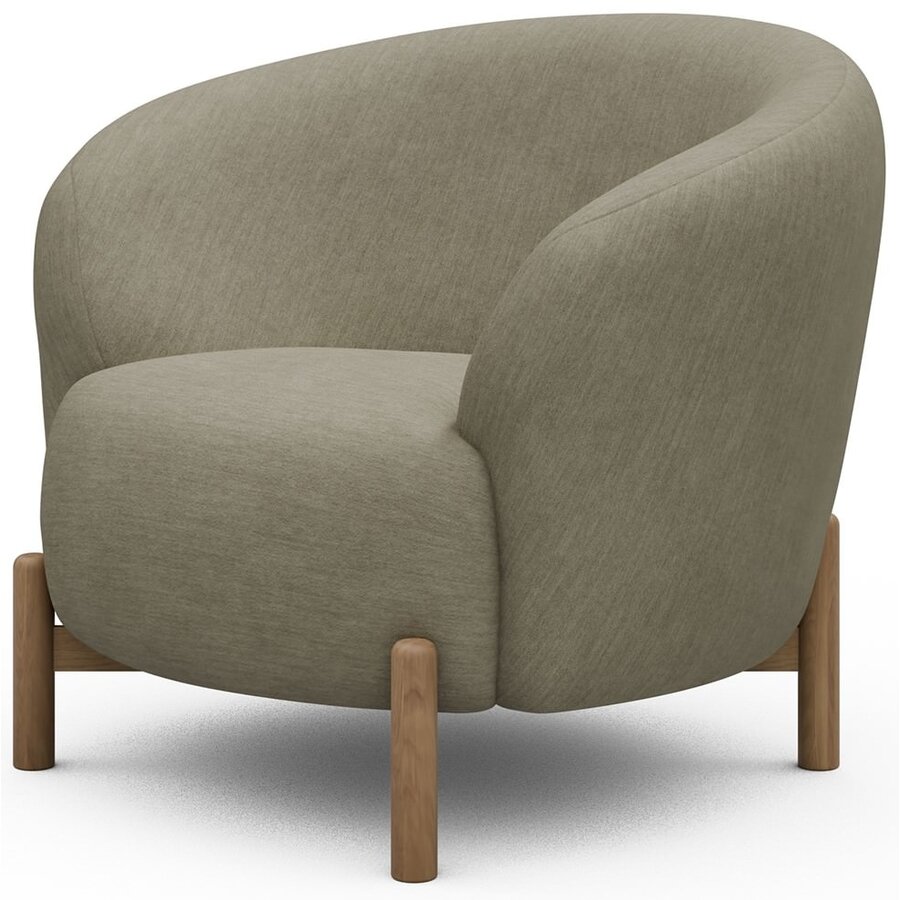 Gran Fauteuil Stoffig Zand / Eiken Gran Fauteuil Stoffig Zand / Eiken