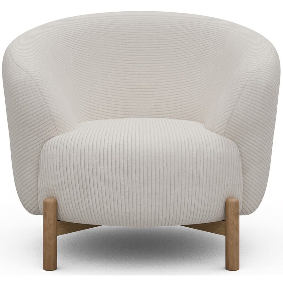 Gran Fauteuil Ivory Corduroy / Eiken Gran Fauteuil Ivory Corduroy / Eiken